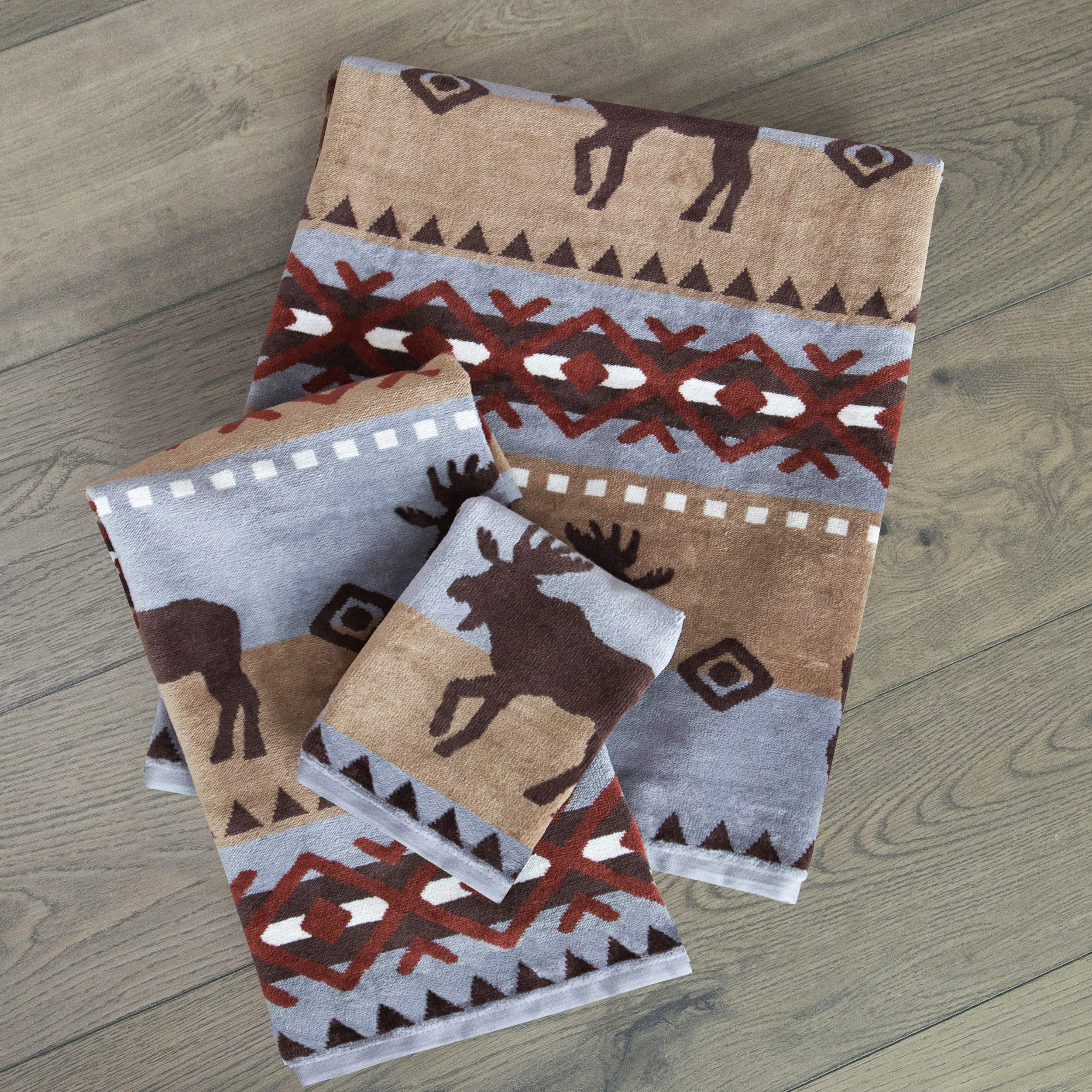 Carstens, Inc. Moose Jacquard Bath Towel Cabela's